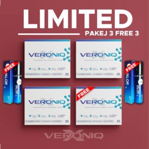 PAKEJ LIMITED ( 3 KOTAK VERONIQX + FREE 1 KOTAK + FREE 2 PERFUME )